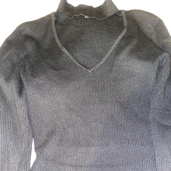 𝓜𝓲𝓼𝓼𝓰𝓾𝓲𝓭𝓮𝓭 | Choker Neck Bodysuit - Picture 2 of 4